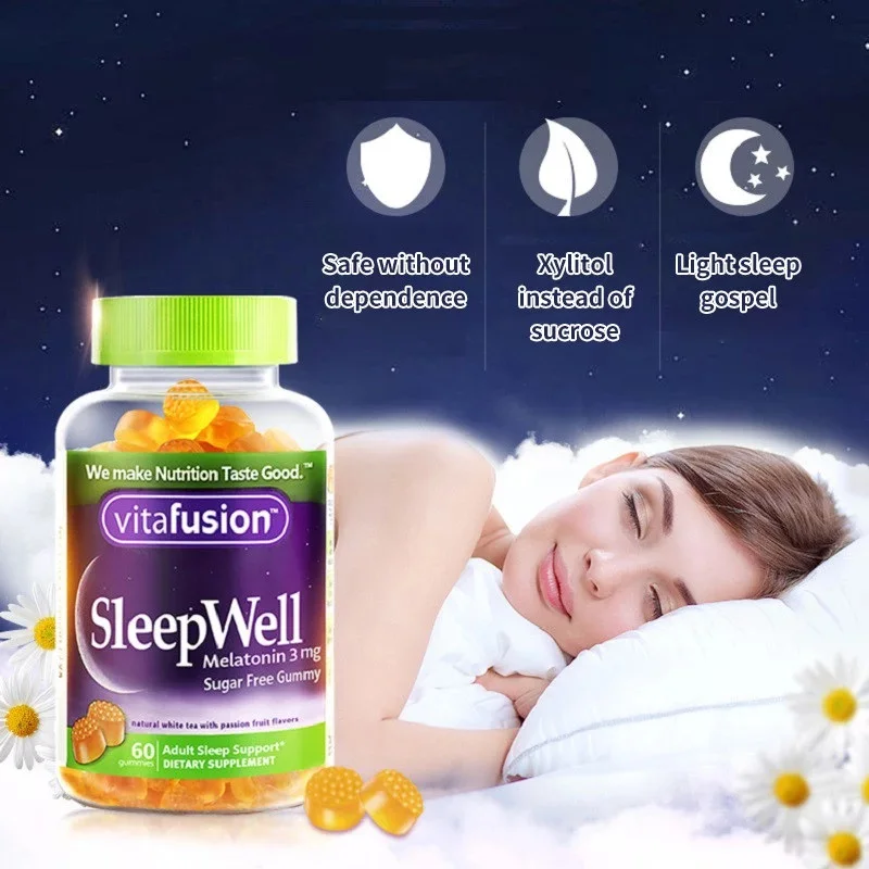 American Vitafusion Sleepwell  - огляд і ціна Melatonin Sleep Gummy