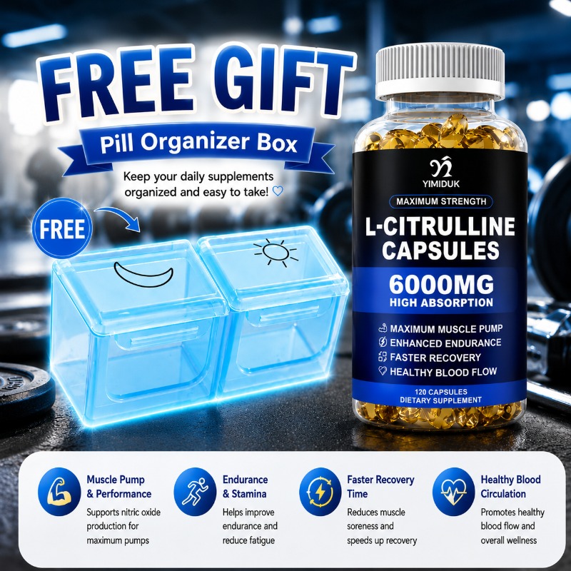 6000mg L-Citrulline Capsules,  - огляд і ціна Pre Workout Supplement