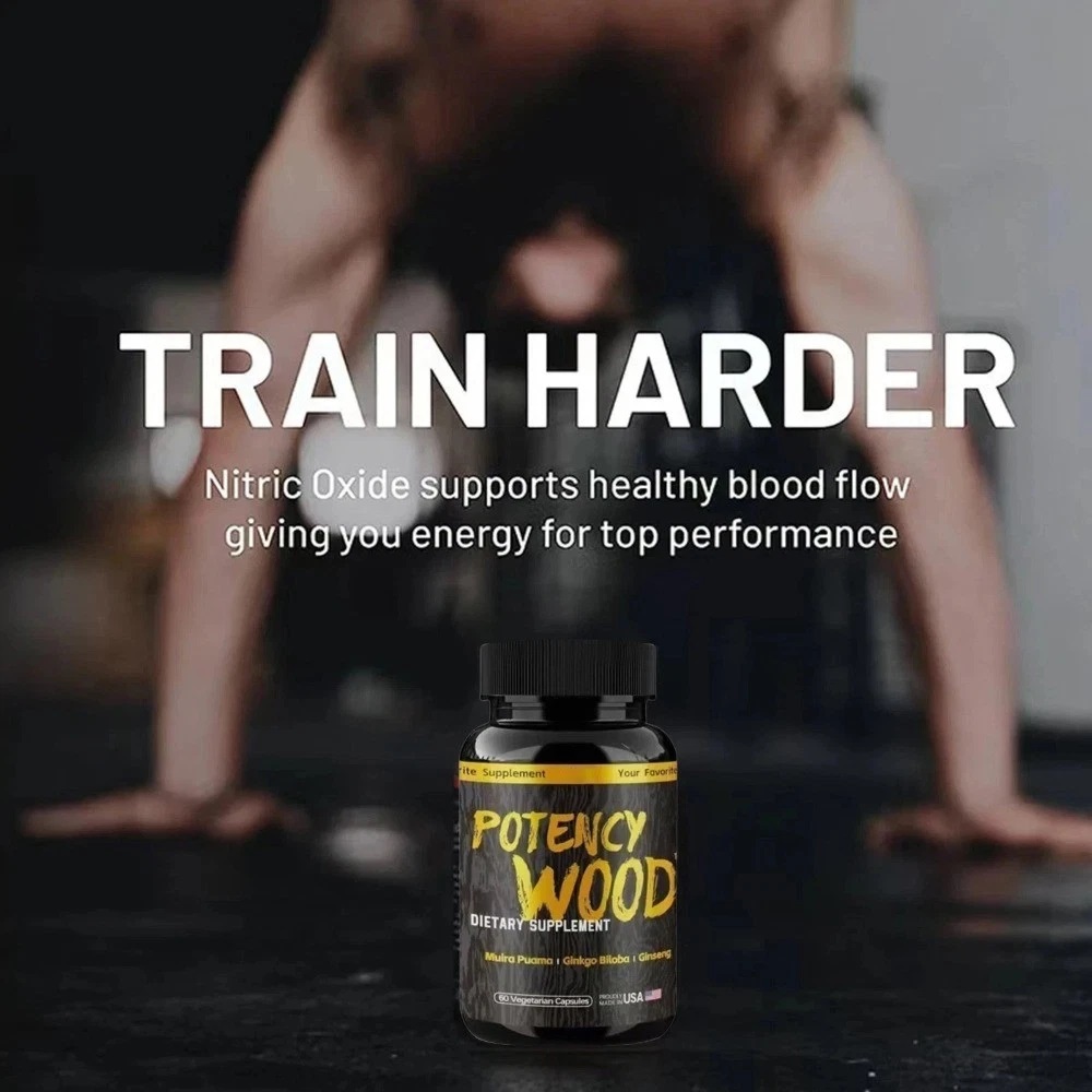 Potency Wood Herbal Supplement - огляд і ціна Pre Workout Supplement