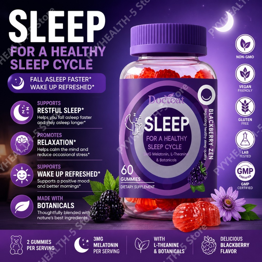 Docteat Sleep Gummies 3mg Mela - огляд і ціна Melatonin Sleep Gummy