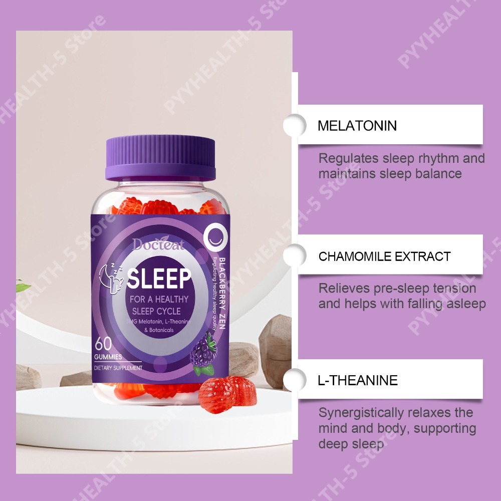 Docteat Sleep Gummies 3mg Mela - огляд і ціна Melatonin Sleep Gummy