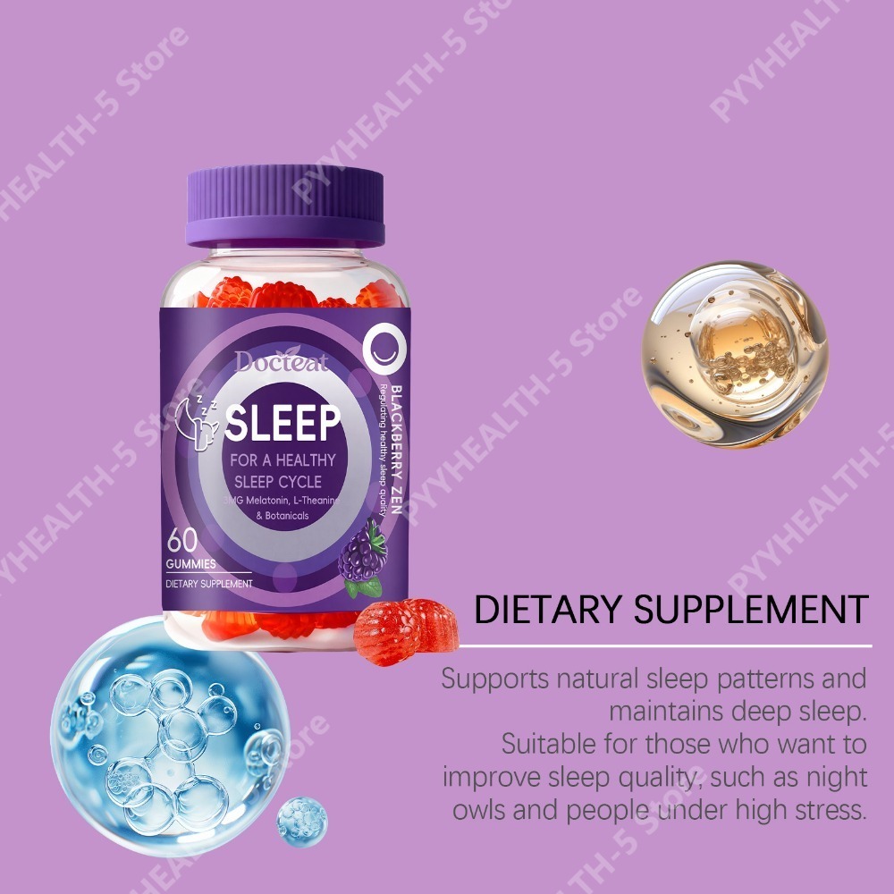 Docteat Sleep Gummies 3mg Mela - огляд і ціна Melatonin Sleep Gummy