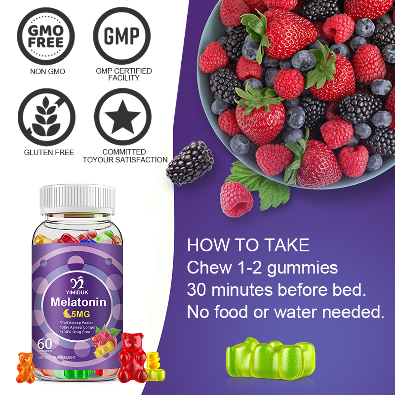 Melatonin Gummies 5Mg, Support - огляд і ціна Melatonin Sleep Gummy
