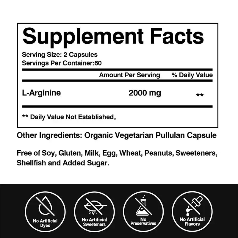 L-Arginine Capsules - Supports - огляд і ціна Pre Workout Supplement