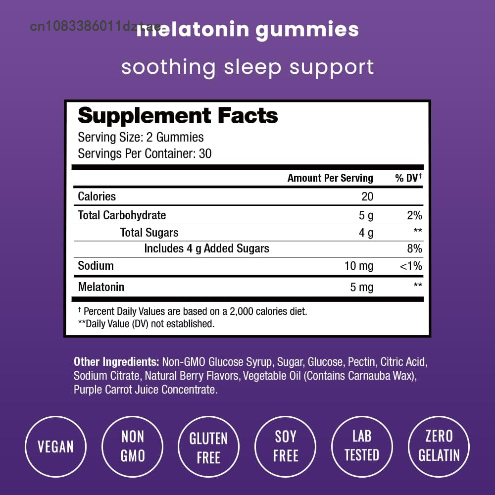 Melatonin Gummies - Sleep Aid, - огляд і ціна Melatonin Sleep Gummy