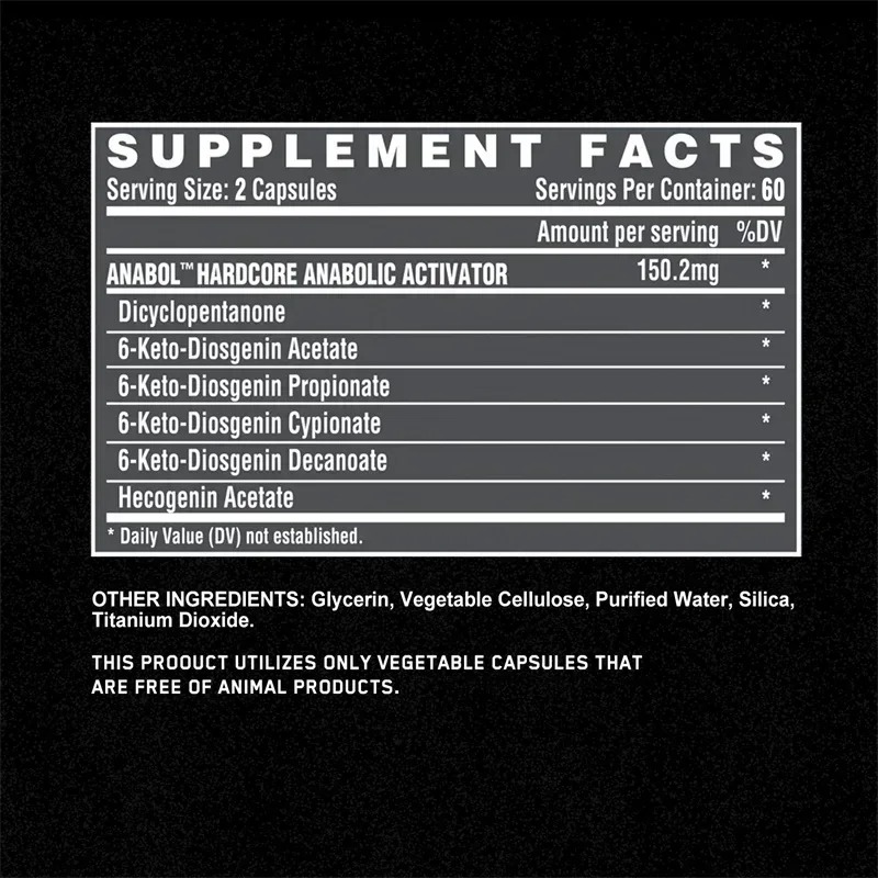 Anabol Hardcore Supplement - H - огляд і ціна Pre Workout Supplement