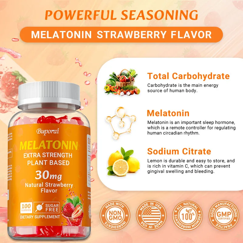 Melatonin 30mg - Relieves Anxi - огляд і ціна Melatonin Sleep Gummy