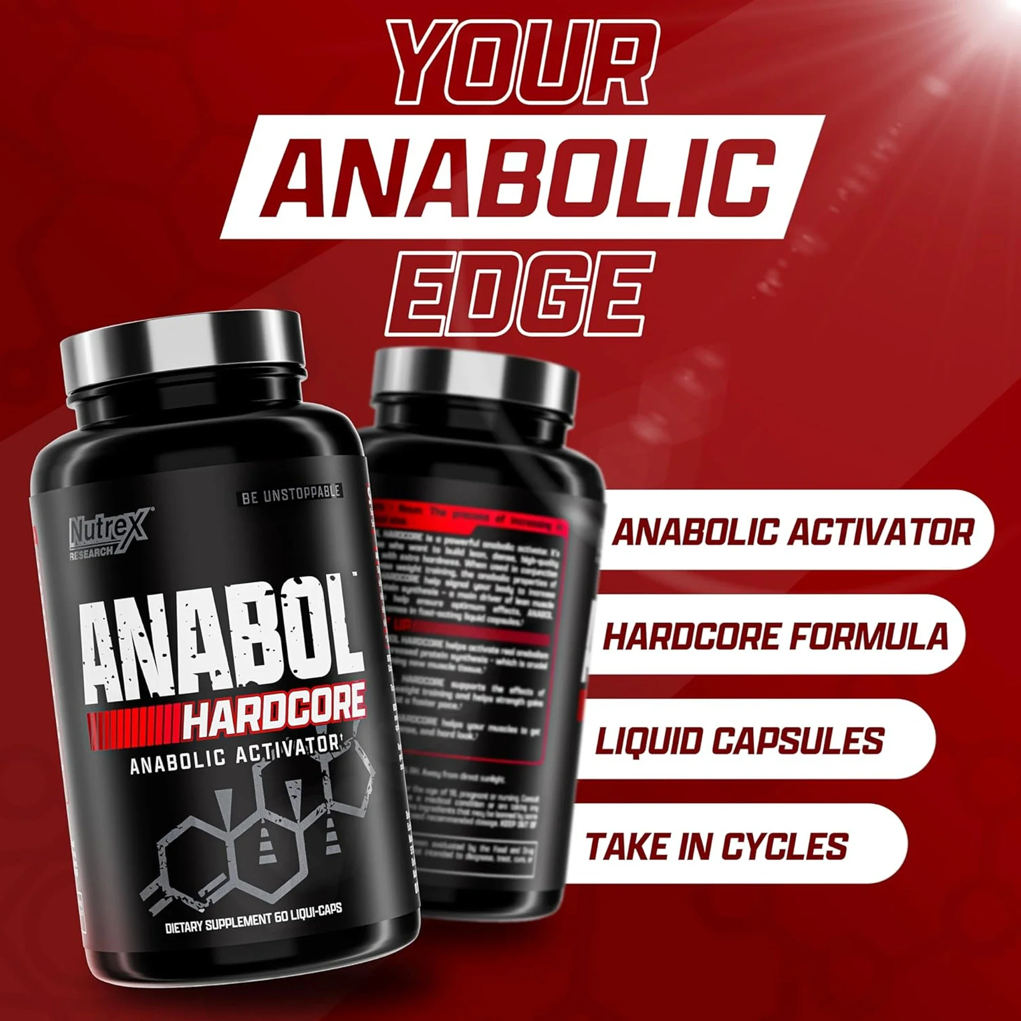 Anabol Hardcore Supplement - M - огляд і ціна Pre Workout Supplement