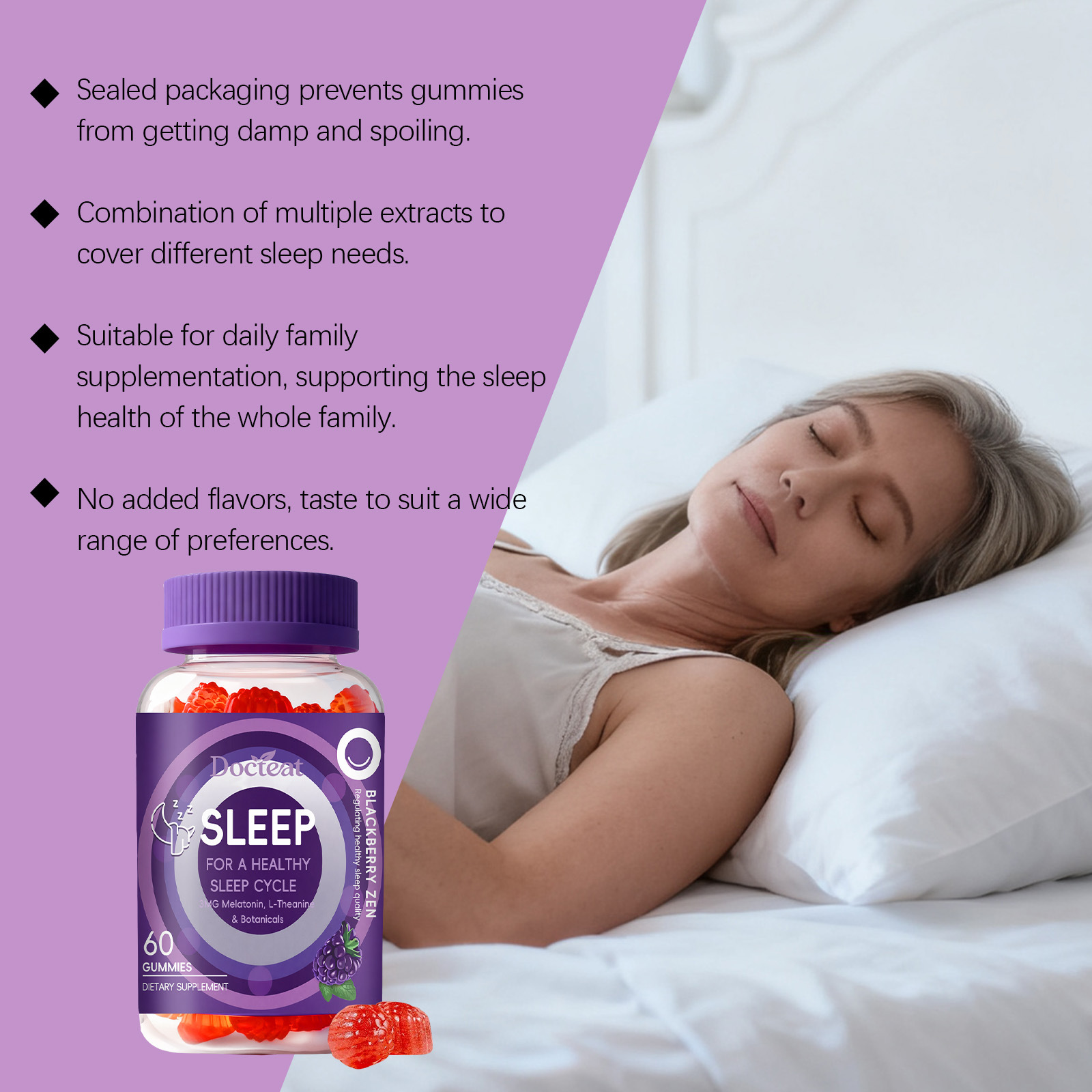 Sleep Gummies With Melatonin + - огляд і ціна Melatonin Sleep Gummy