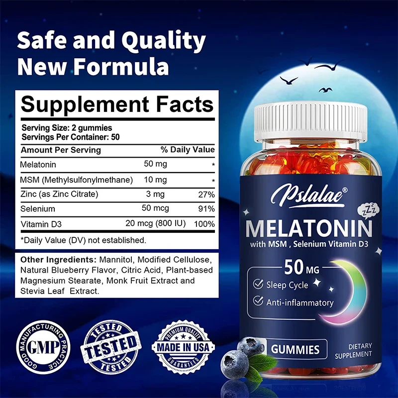 Melatonin Gummies 50mg - Sleep - огляд і ціна Melatonin Sleep Gummy