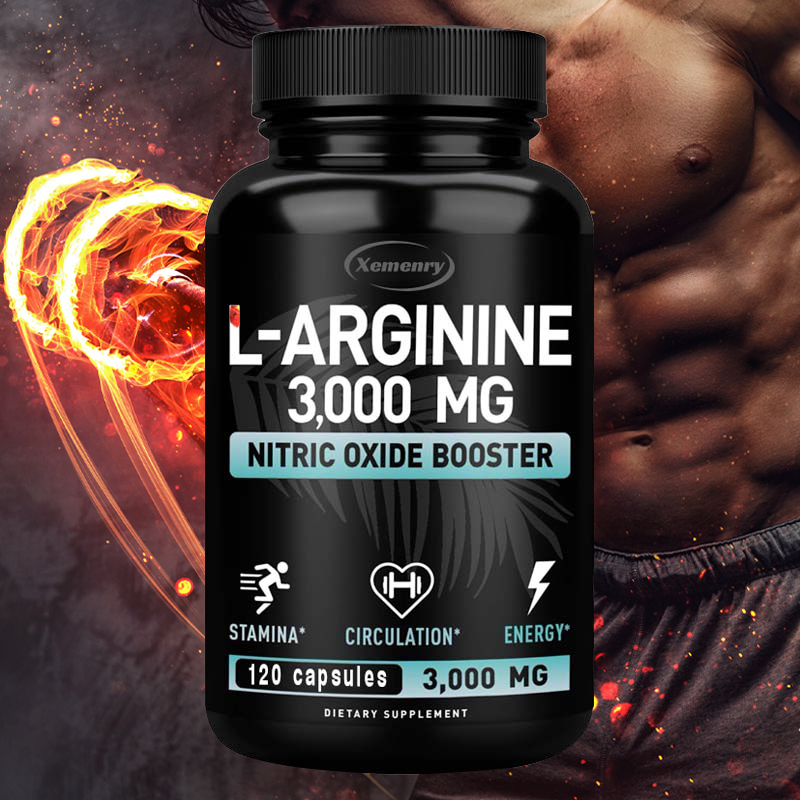 L-Arginine 3000mg - for Energy - огляд і ціна Pre Workout Supplement