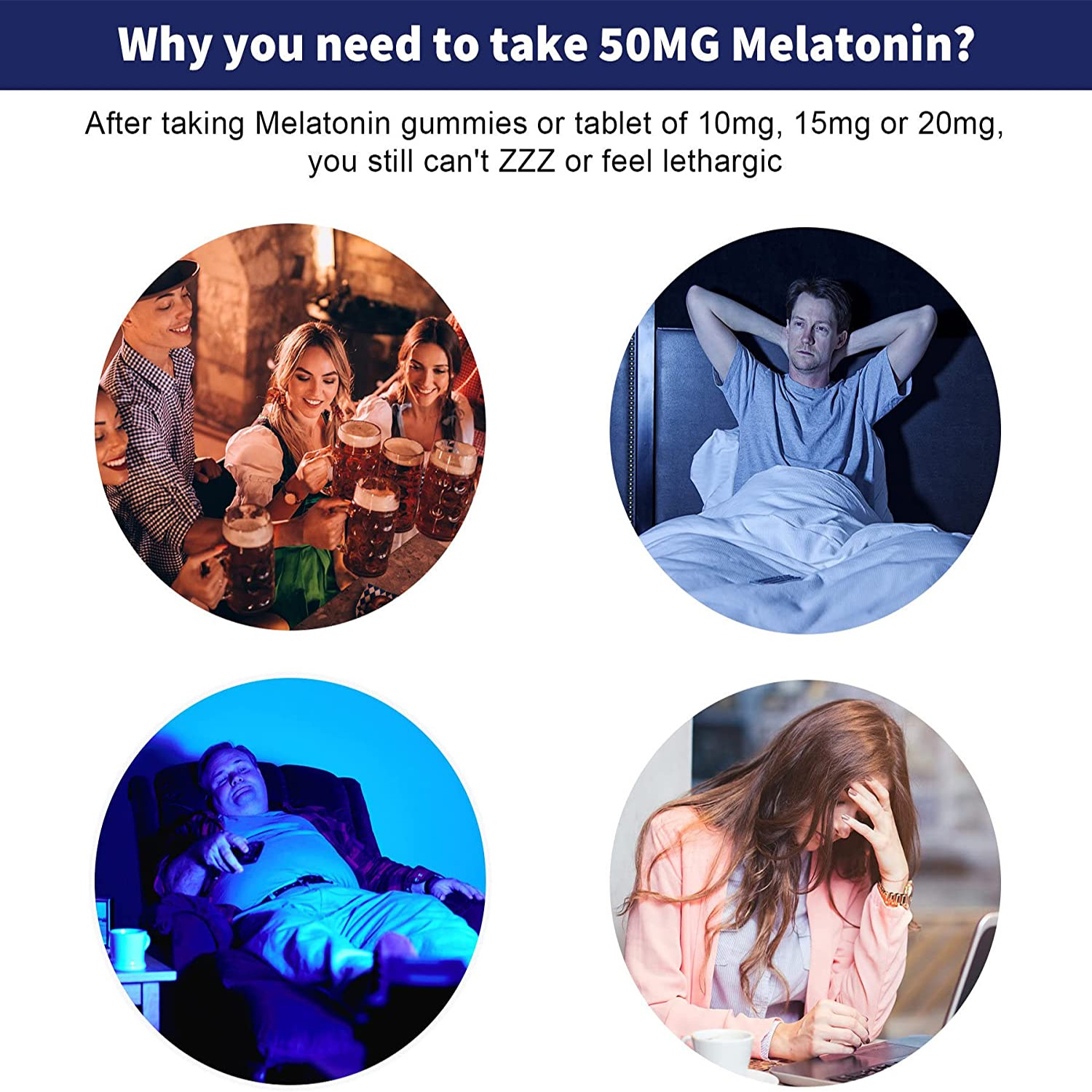Melatonin Gummies 50mg - Anxie - огляд і ціна Melatonin Sleep Gummy